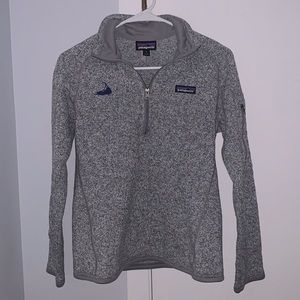 Patagonia 1/4 zip Better Sweater LOGO size Small Birch White